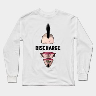 Punk Man Discharge Long Sleeve T-Shirt